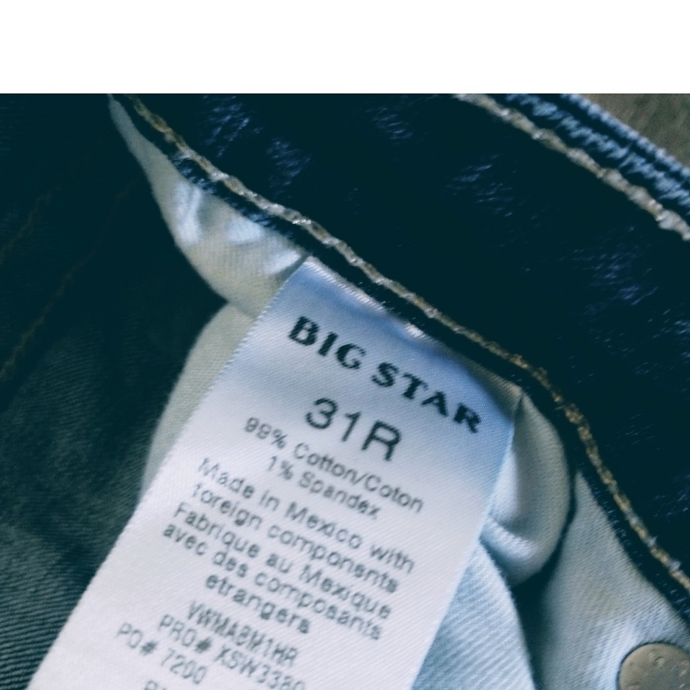 Big Star Denim Jeans 31 Regular Boot Cut - Picture 3 of 5